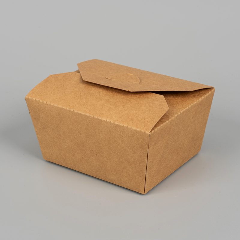 Caixa de embalagem de papel Kraft descartável