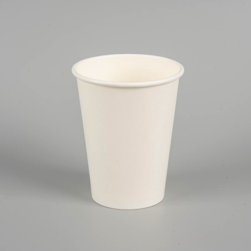 Copo de papel de bebida gelada reciclável